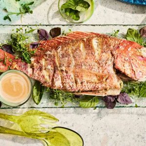 Whole Fried Snapper