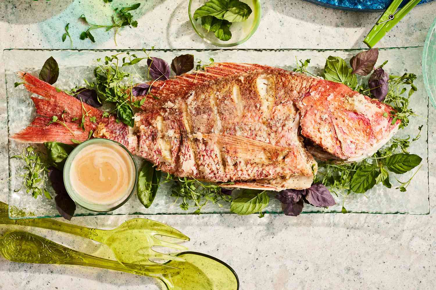Whole Fried Snapper