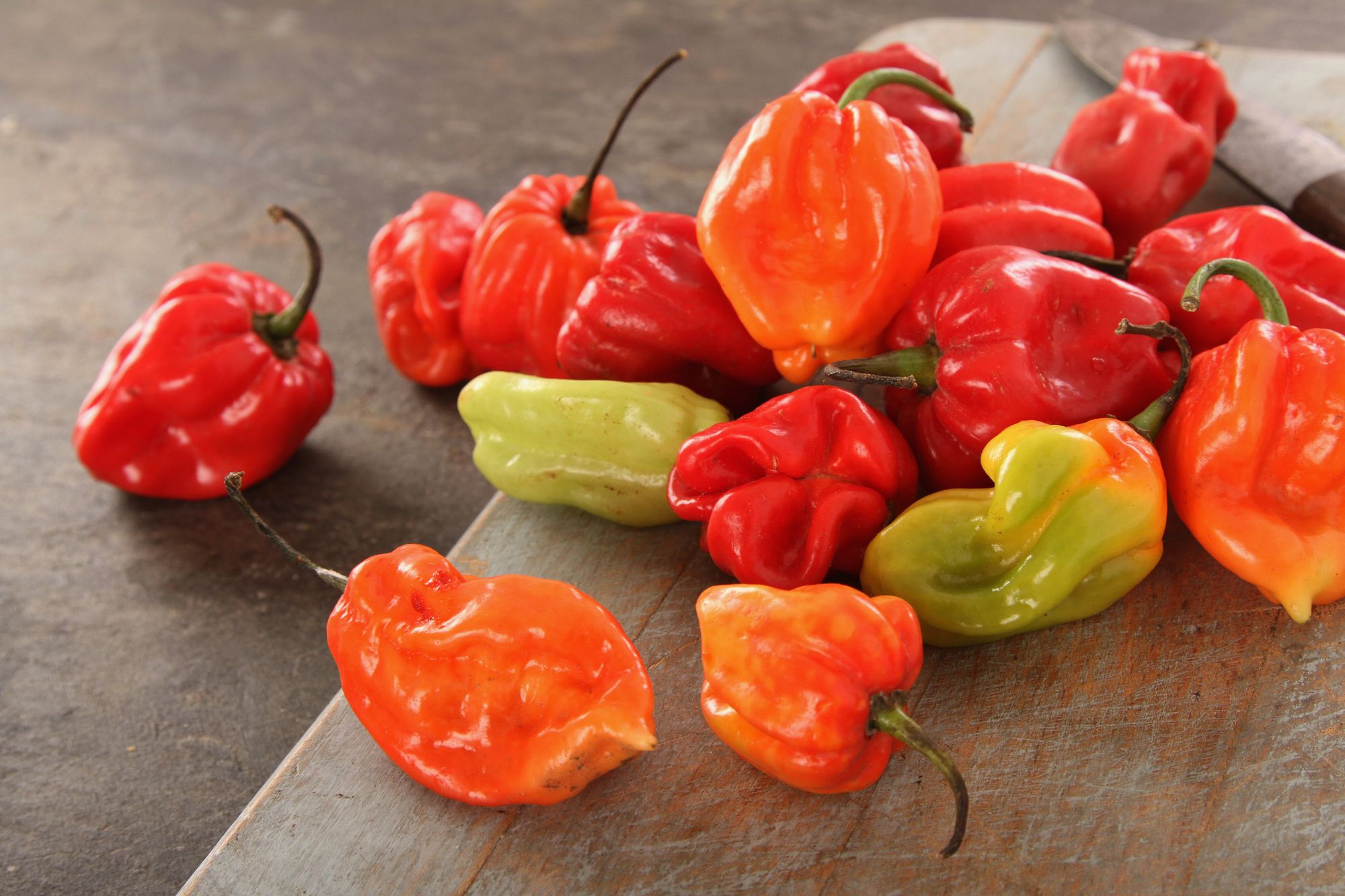 Chopped Scotch Bonnet Peppers