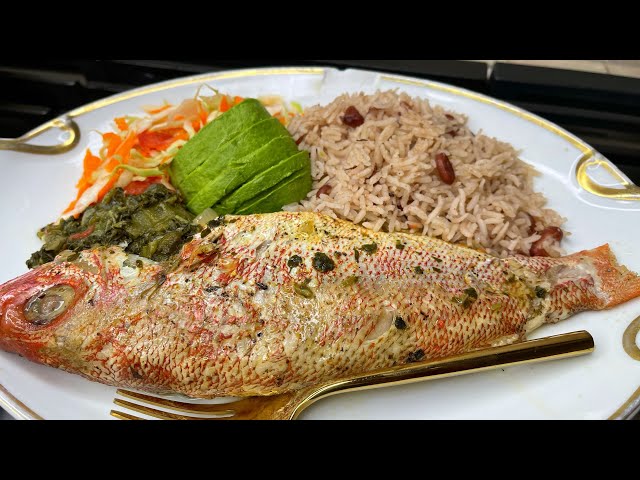 Foil-Roasted Whole Snappe